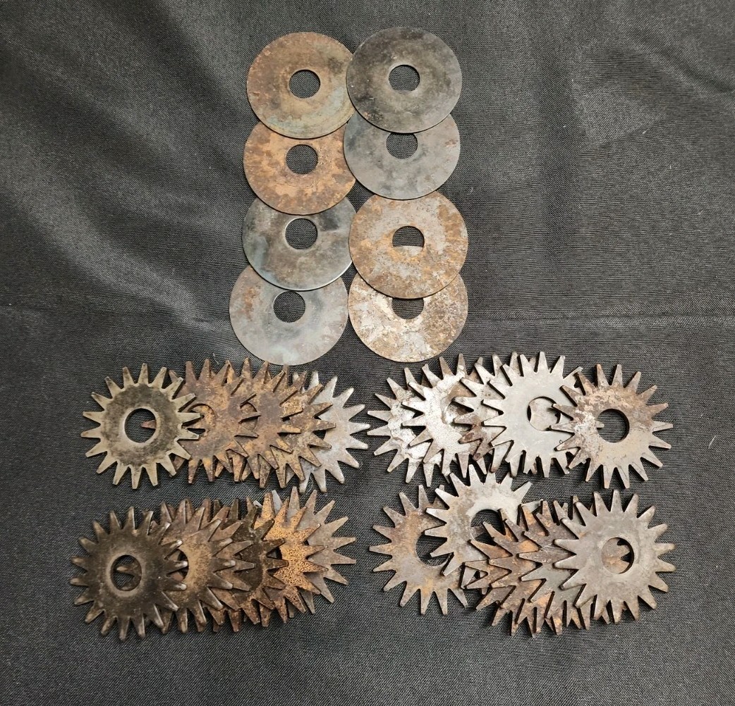 Vintage Grinding Dresser Wheels Discs 18 Point 2 3/8″ Decorative Tool Read