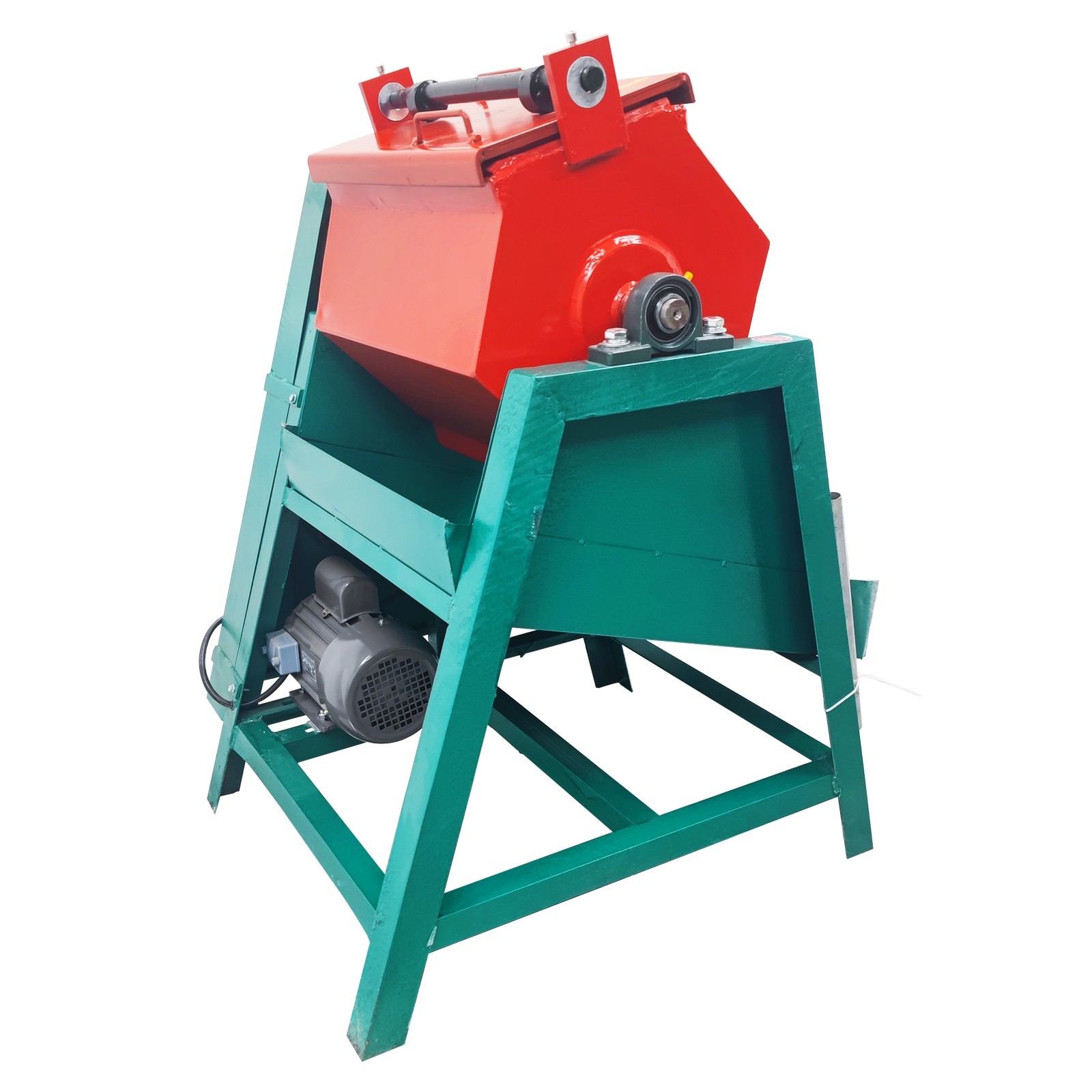 Heavy-duty 60L Rotary Tumbler Polisher for Metal Parts Finishing&Deburring 110V