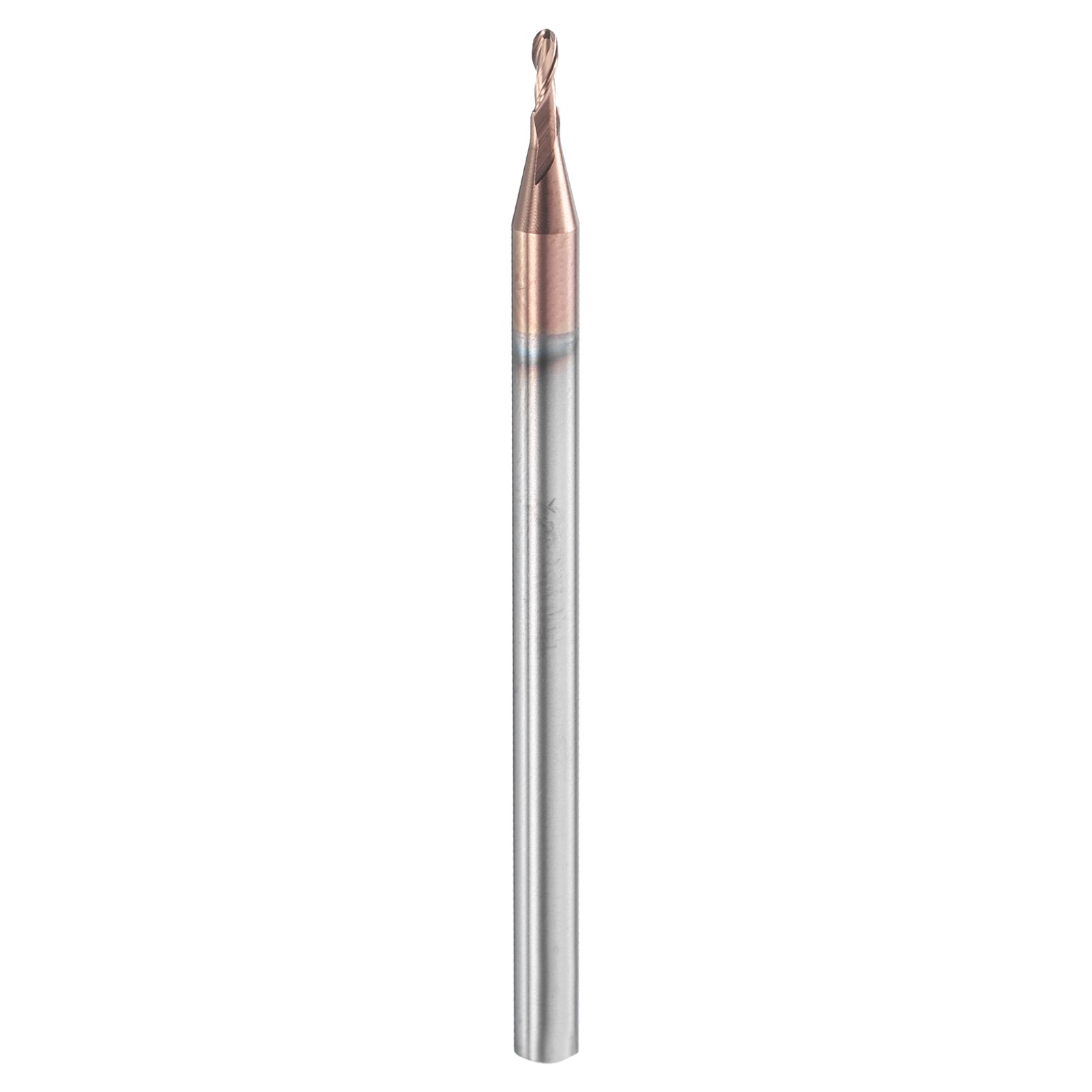 2 Flute Ball Nose End Mill 0.15″ Cutting Length Uncoated for Carving Engraving