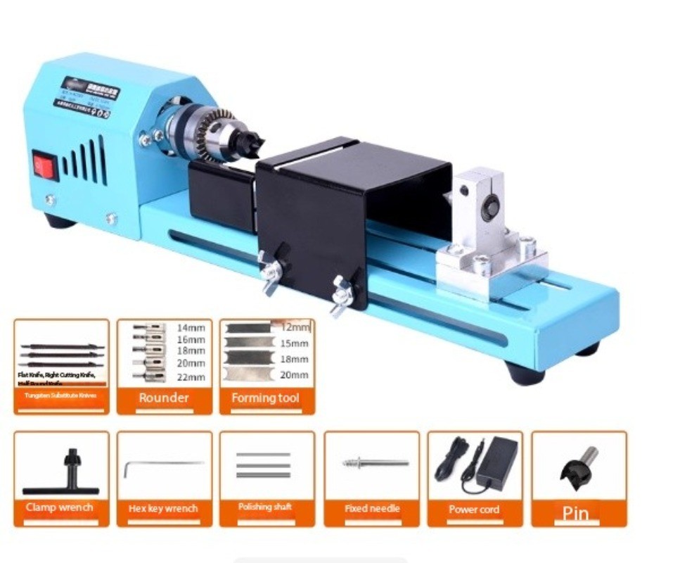 Multi-Function Manual Training Lathe with Ball Grinding and Polishing Machine