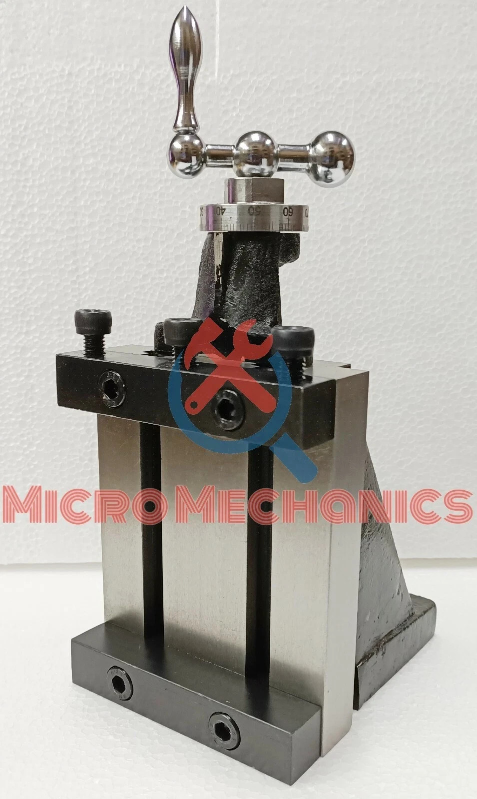 Lathe Milling Vertical Slide 100 x 125 mm (4″ x 5″) Bed Size plus Clamping Jaws