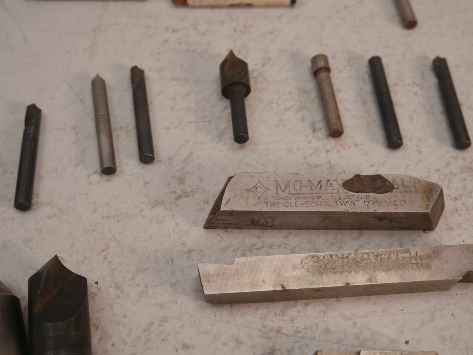 Machinist Tool Lathe Mill Lot Ford Severence HS Carbide Cutting Bits