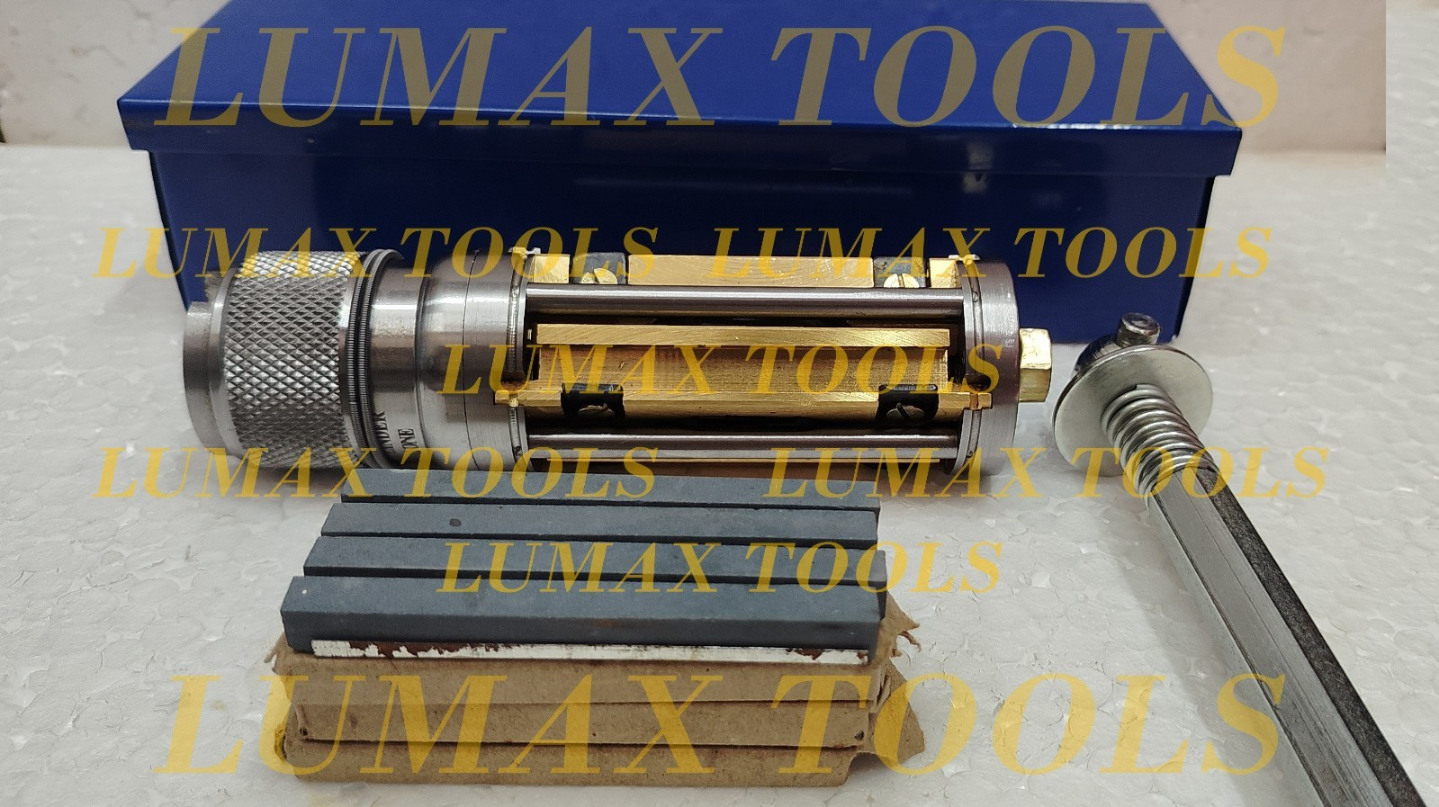 NEW CYLINDER ENGINE HONE KIT + 4x SET GREEN HONING STONES All Sizes Available
