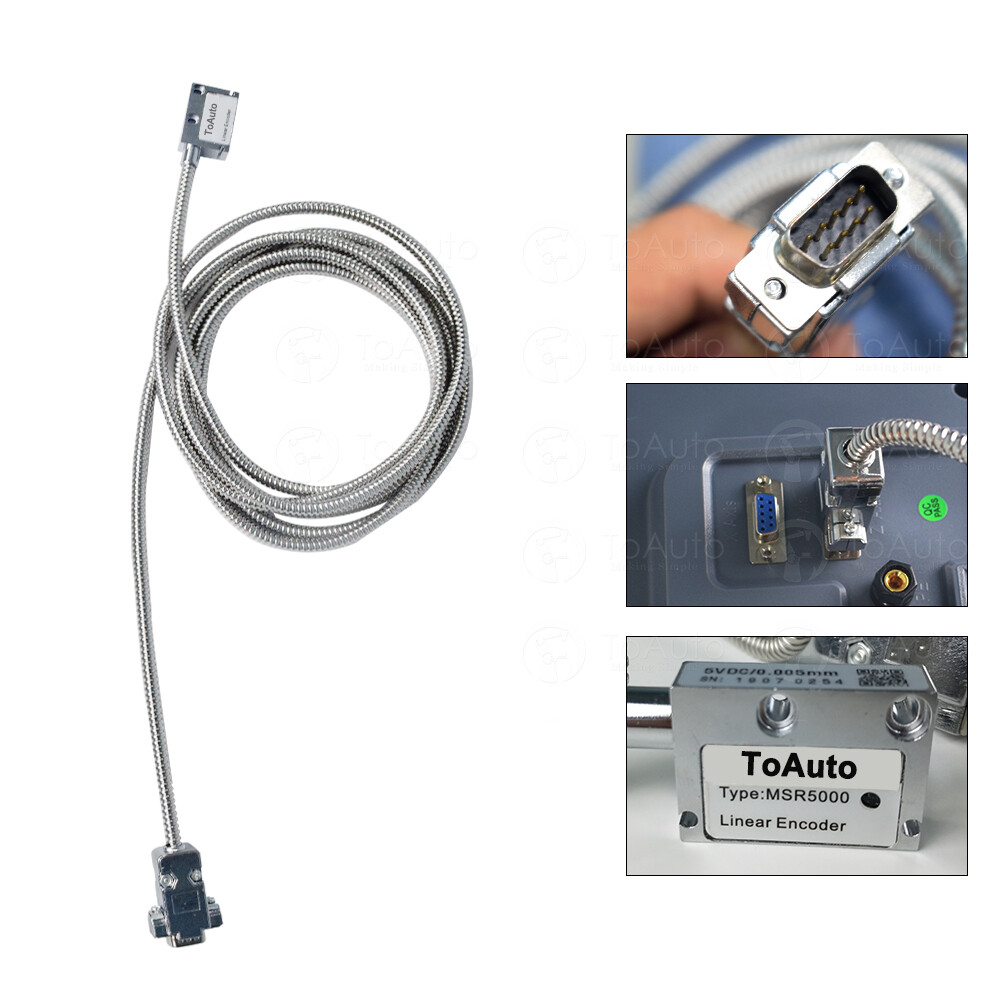 Magnet Scale Read Head Sensor 5um 2/3Axis Digital Readout Display Milling Lathe