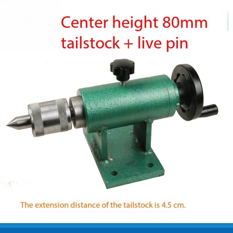 Simple Lathe for Woodworking 80 Prayer Beads with Three/four Claw Tailstock