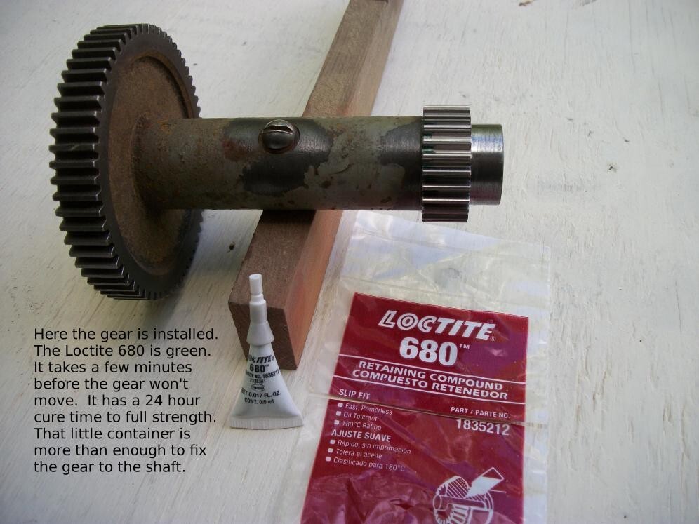 South Bend Lathe 9″ Back gear repair kit