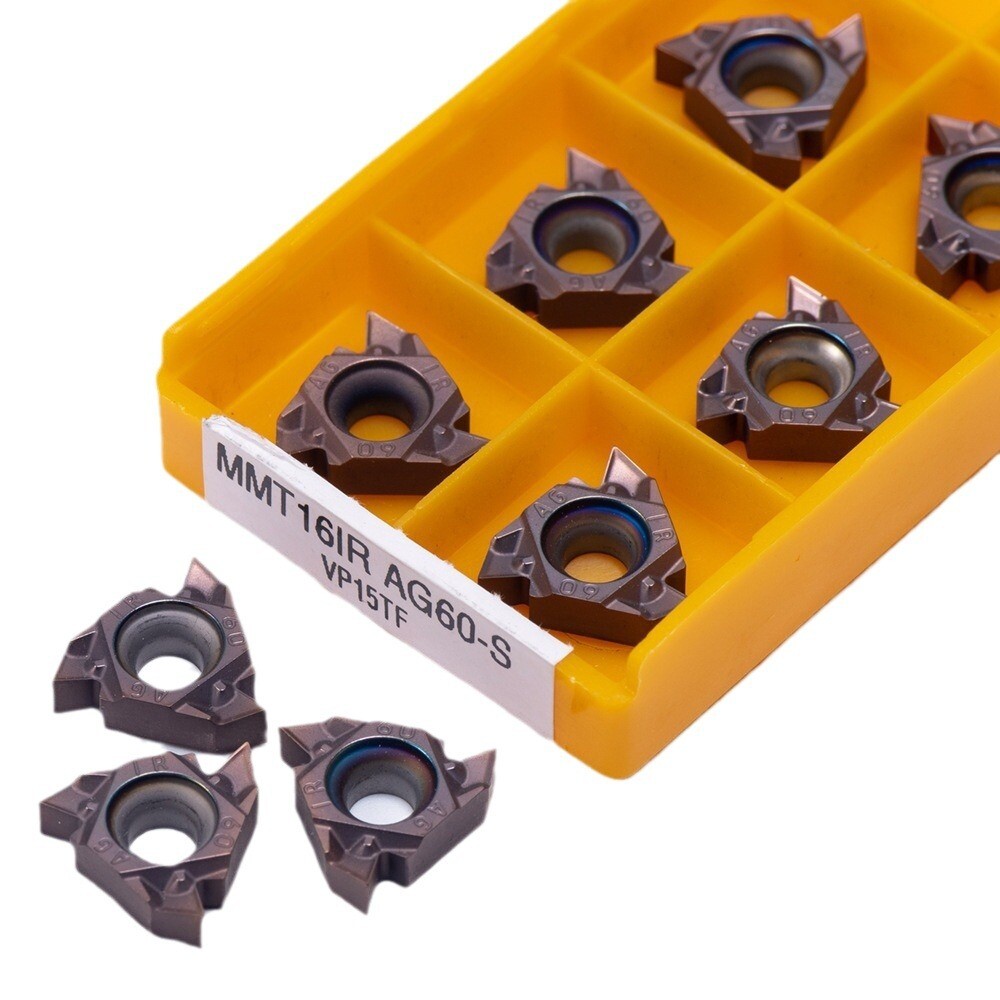 MMT16IR MMT16ER AG60 -S Carbide Lathe Thread Insert 0.5-3.0mm