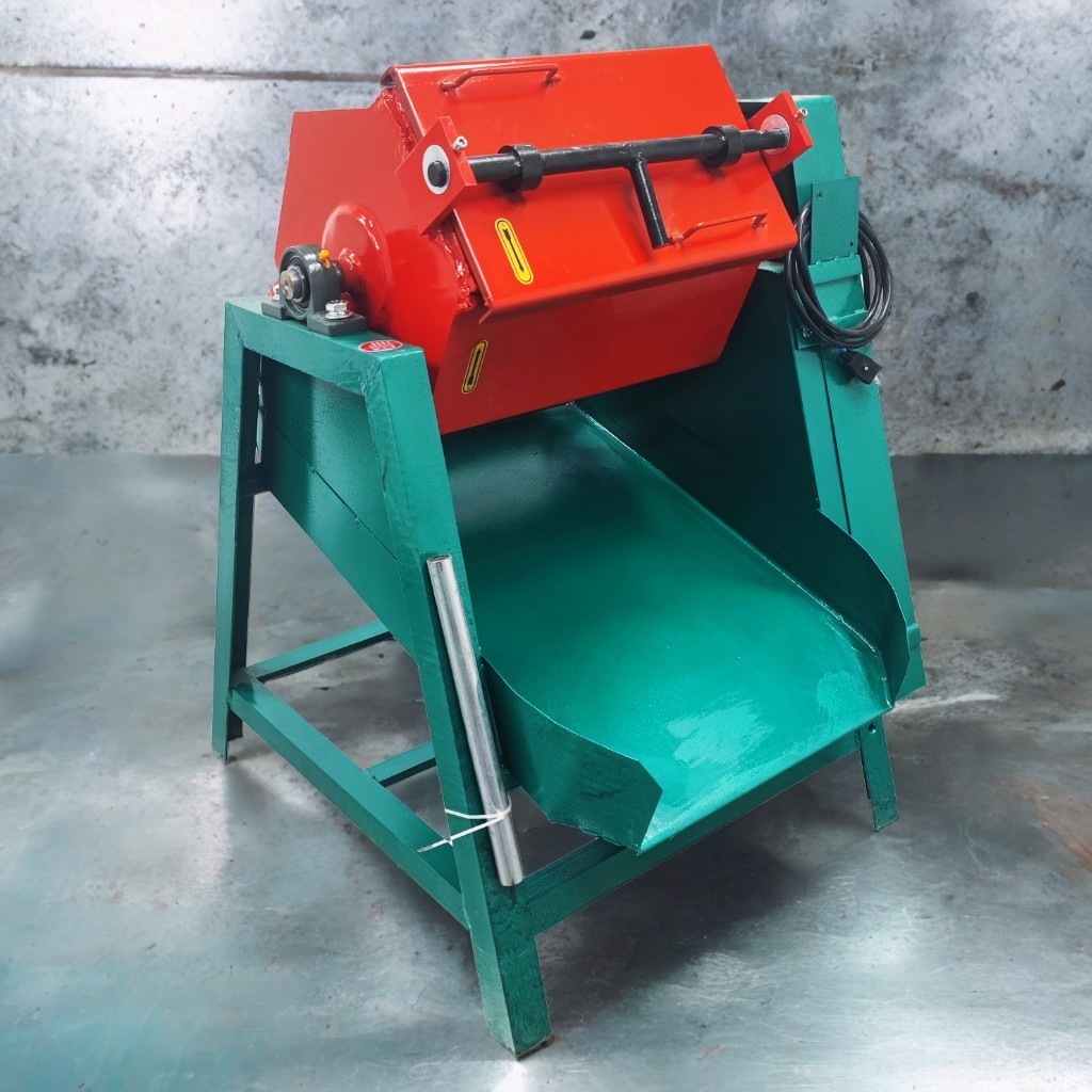 110V Roller Polisher Deburring 60L Drum Raw Edge Removing Polishing Machine
