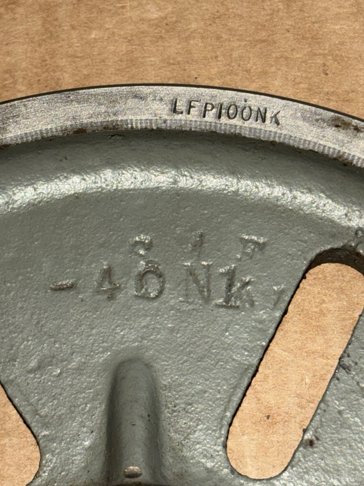 South Bend Slotted Face Plate 7-3/8″ LFP-100N 40N1, ONK1, threaded 1-1/2” x 8