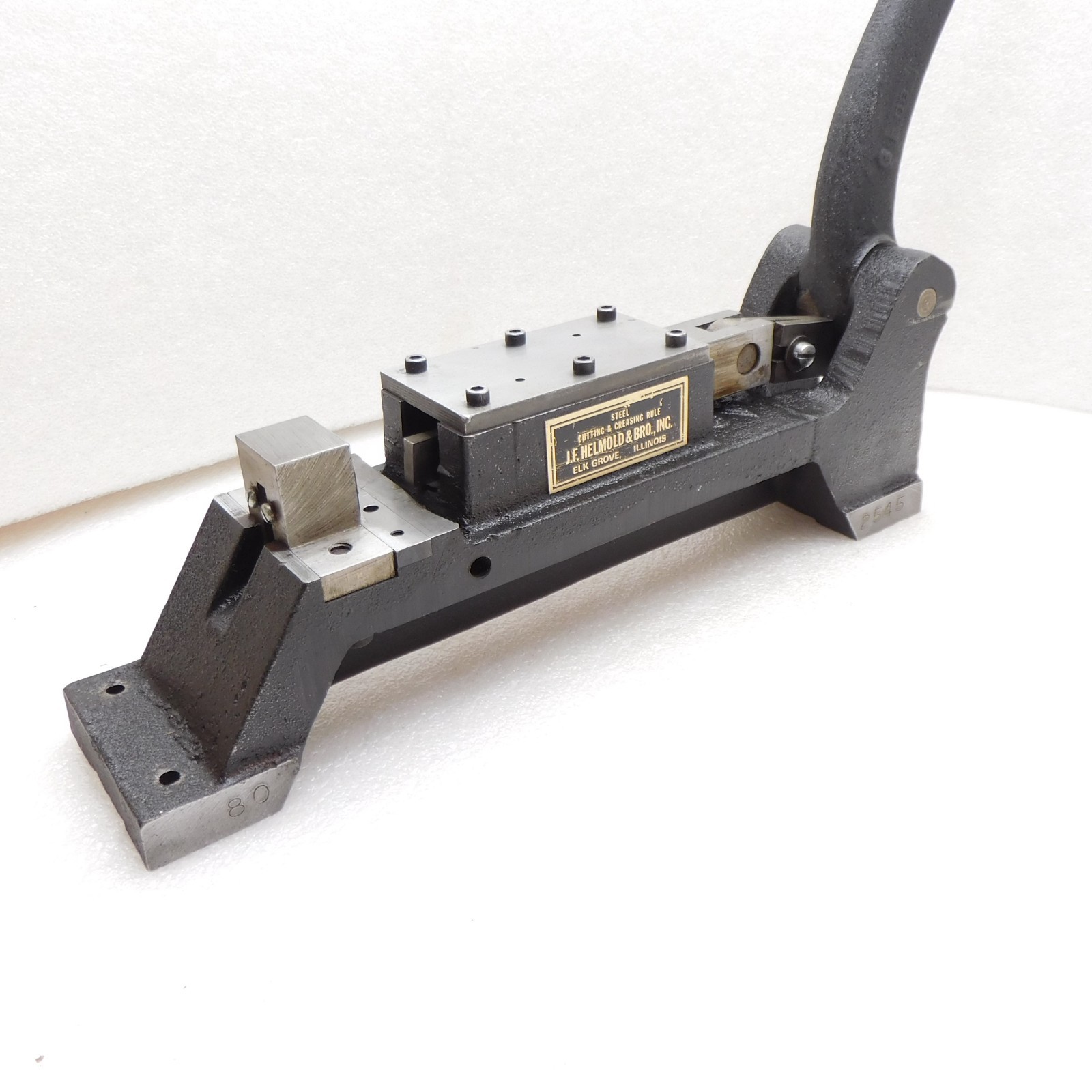 Helmold steel cutting and creasing rule notcher shear metal working machine tool