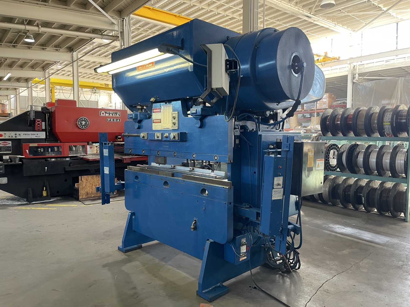 Chicago Dreis & Krump 6′ X 90 Ton Mechanical Press Brake 5 HP w/ Electronic Back