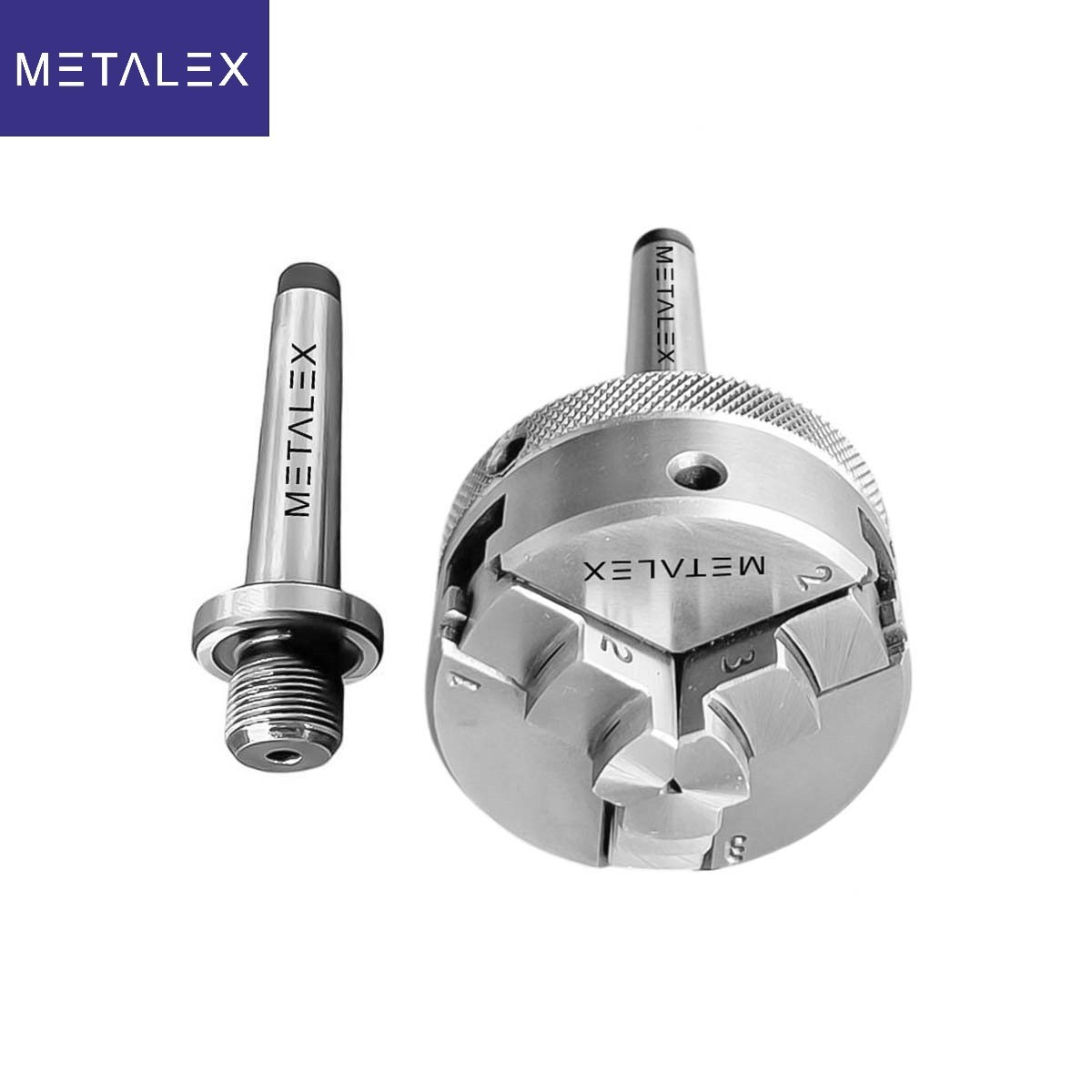 2″ 3 Jaw Self Centering Mini Small Baby Lathe Chuck Set MT1 MT2 Shank Arbor Kit