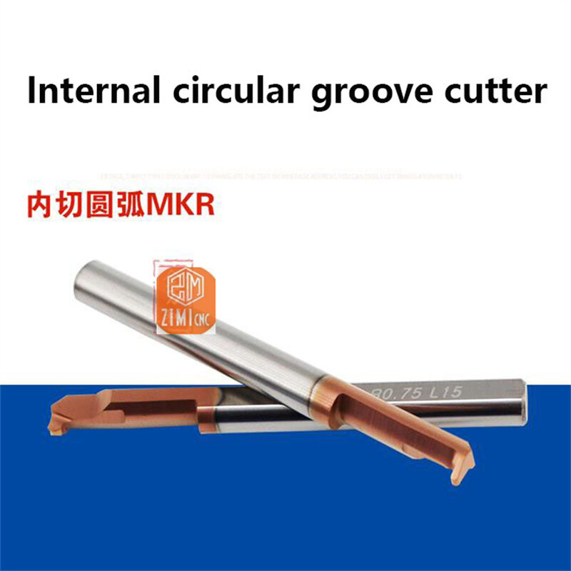 Integral alloy small diameter, internal cut arc groove knife MKR 4 5 6 R0.5 R1mm