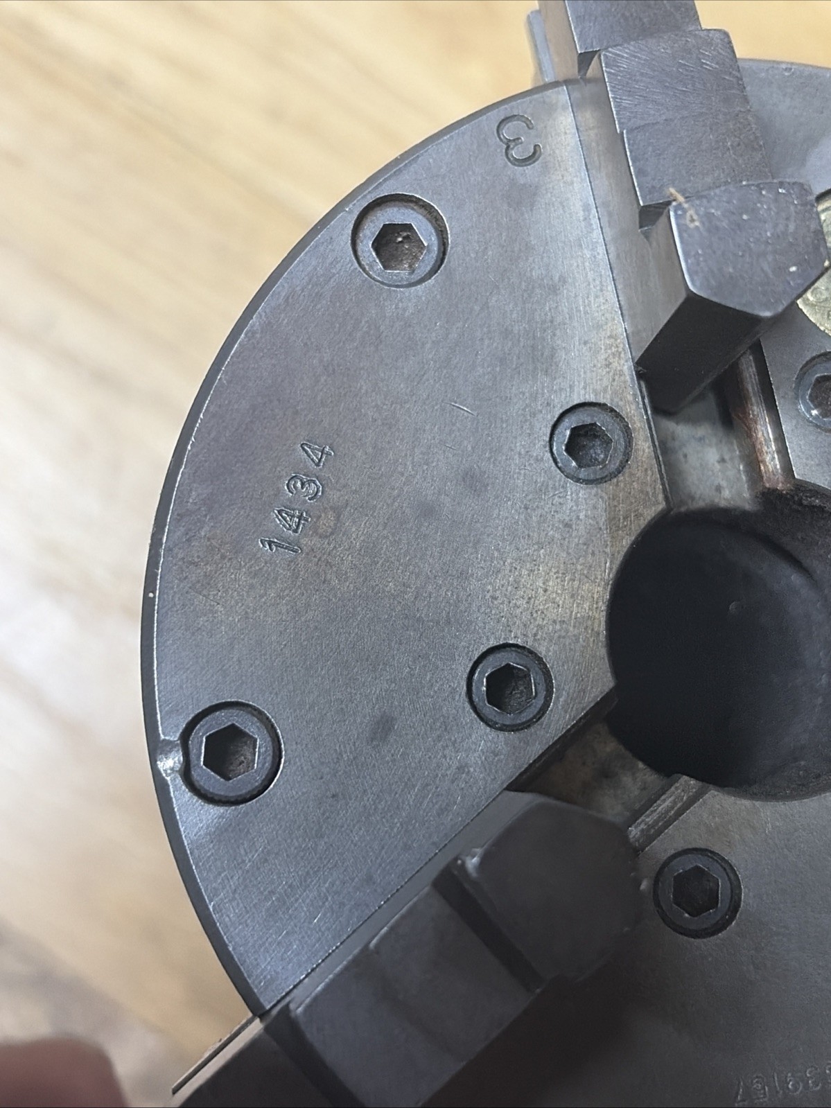 4” Buck Chuck MT5 Morse Taper Cincinnati no 2 cutter grinder