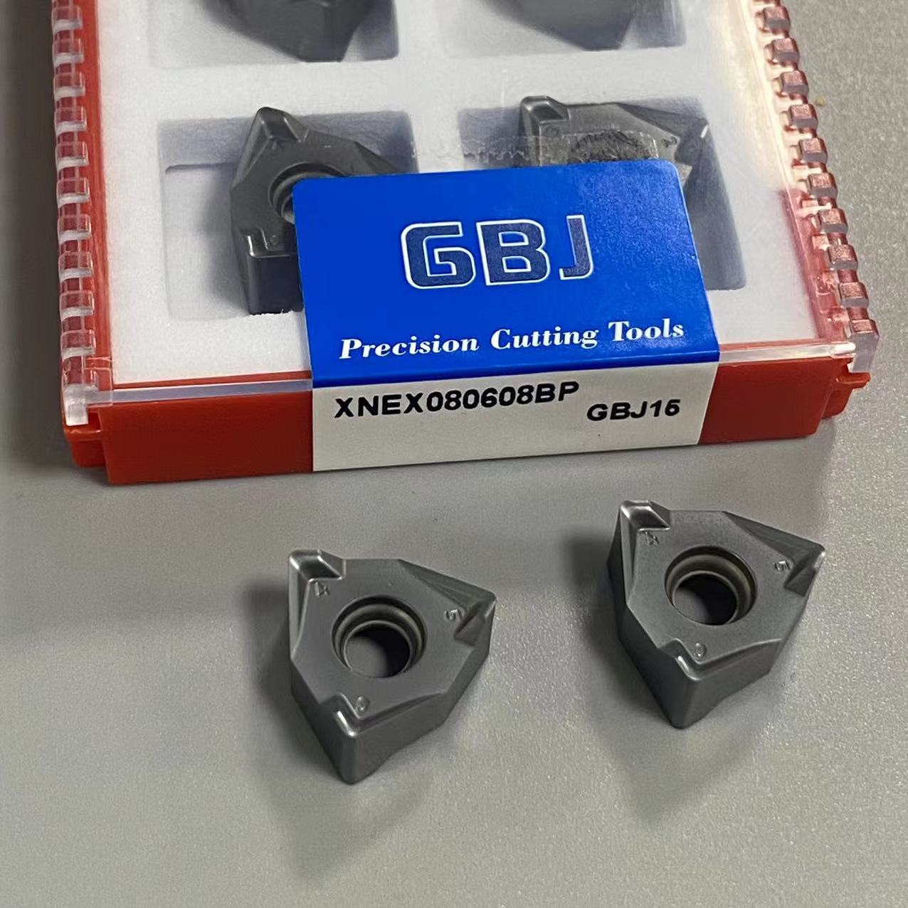 GBJ XNEX 080608 BP Carbide Milling Insert Machining hard steel stainless steel
