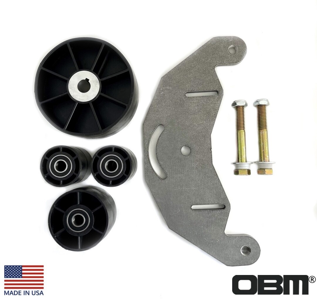 Belt Grinder 2×72 wheel set for knife grinders with steel d-plate