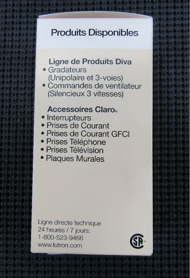 Lutron DV-603P-IV 600W 3 Way Preset Dimmer 120V Incandescent Ivory
