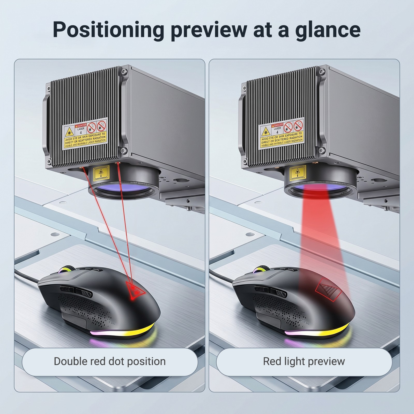 60W Portable JPT Mopa M7 Auto Focus Fiber Laser Marking Engraving Machine Marker