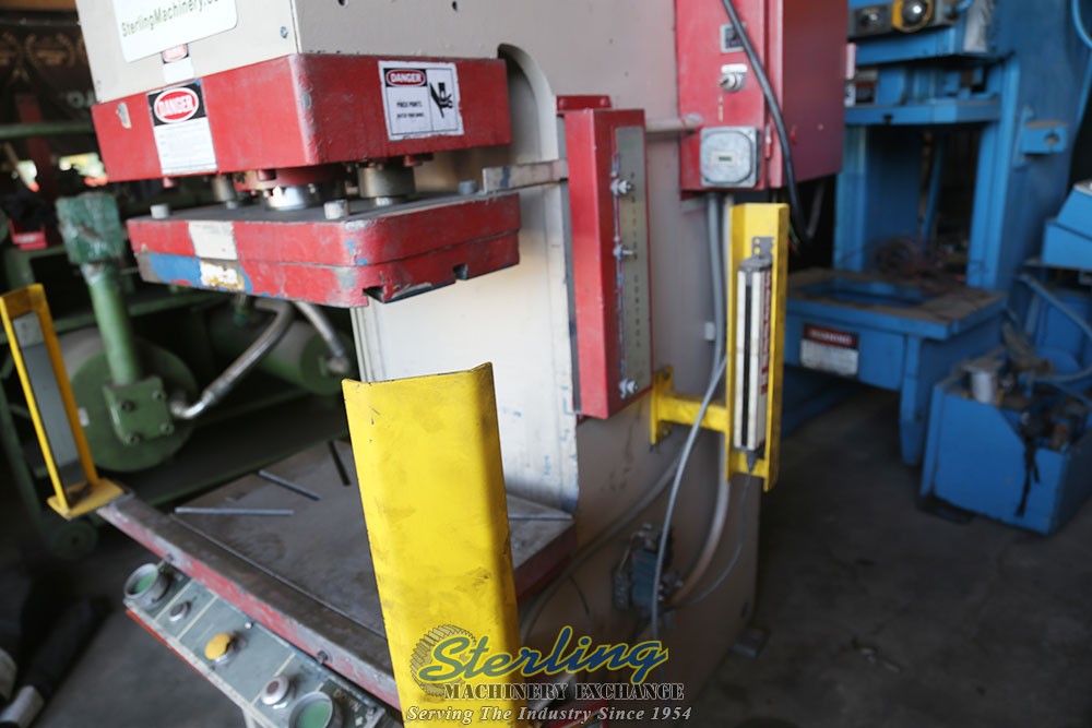 25 Tons x 18″, Used Greenerd Hydraulic Press Needs New PLC, Mdl. HCA- 25- 30R…