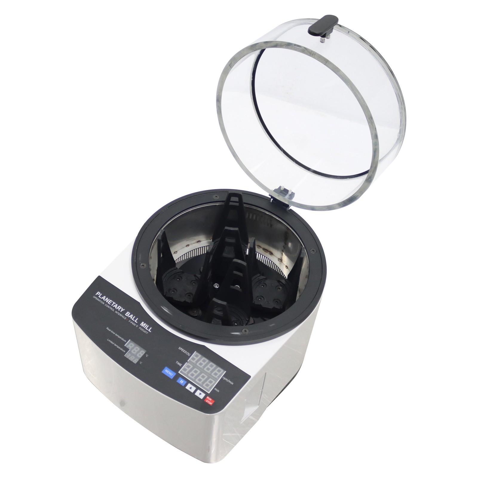 Lab Planetary Ball Mill 110V 150W Desktop Mini High-Speed 100mL x 4 Grinding Mac