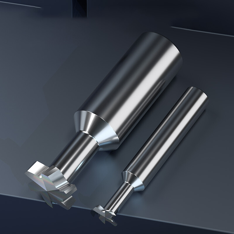 T-Slot Milling Cutter Solid Carbide Metalworking Cutter Tool End Mill 30 Degree