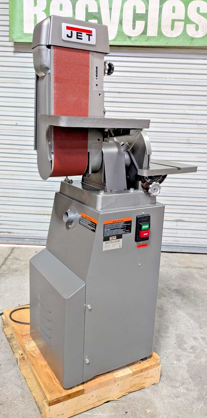 JET J-4200A 6 x 48" Belt & 12" Disc Sander 230V 1-1/2HP *Scrat
