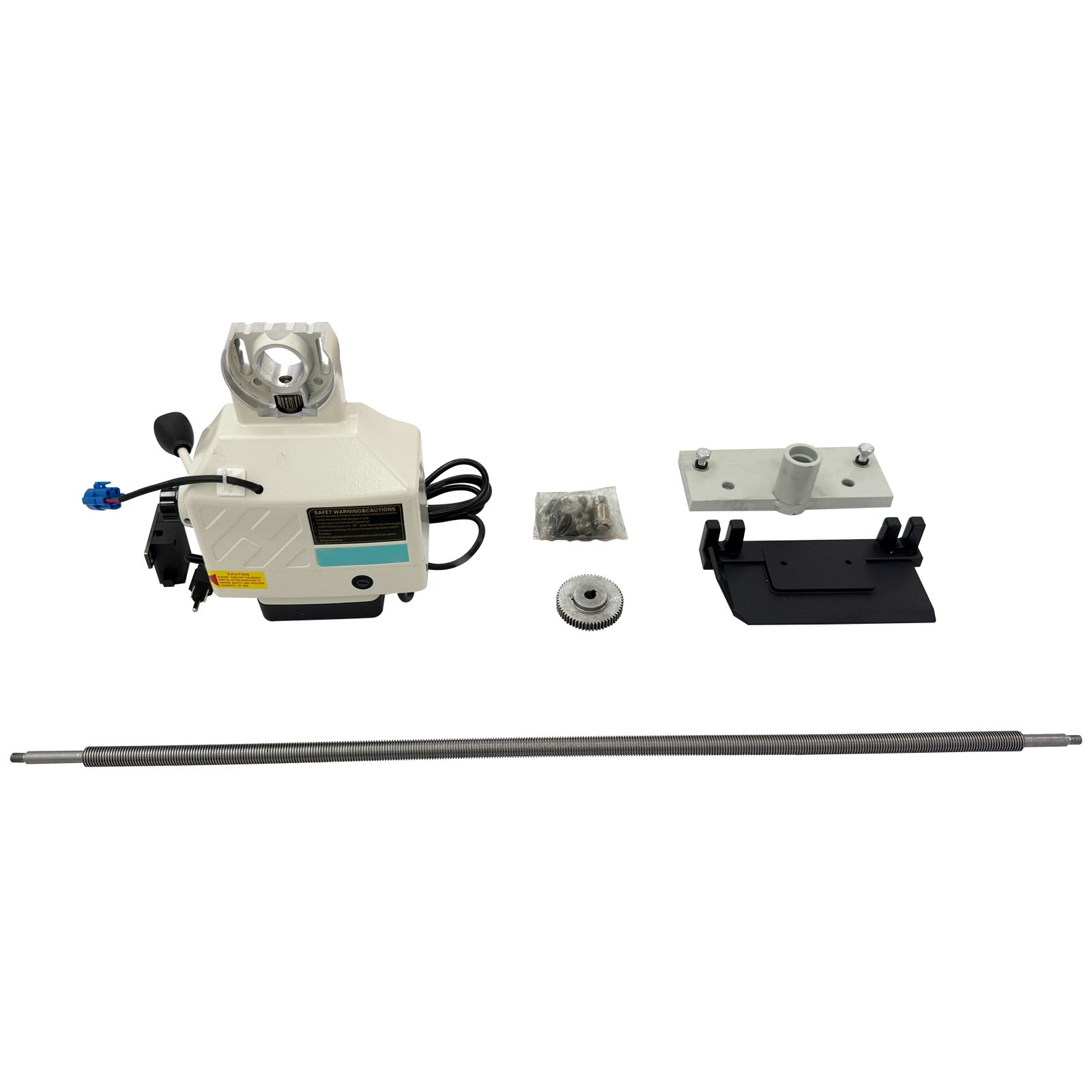 Horizontal Milling Machine Power Feeder 110V 90W Automatic Table Feed 0-200 RPM