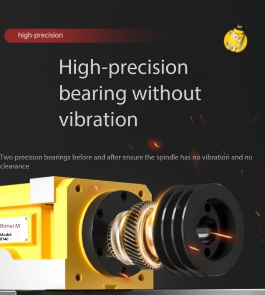 Modification of A Boring, Milling, and Drilling Machine Spindle Head Witha Motor