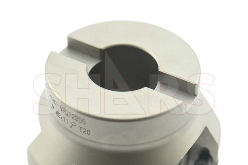 3″ 90 Degree Square Shoulder Indexable Face Mill for VPGT Insert New P[
