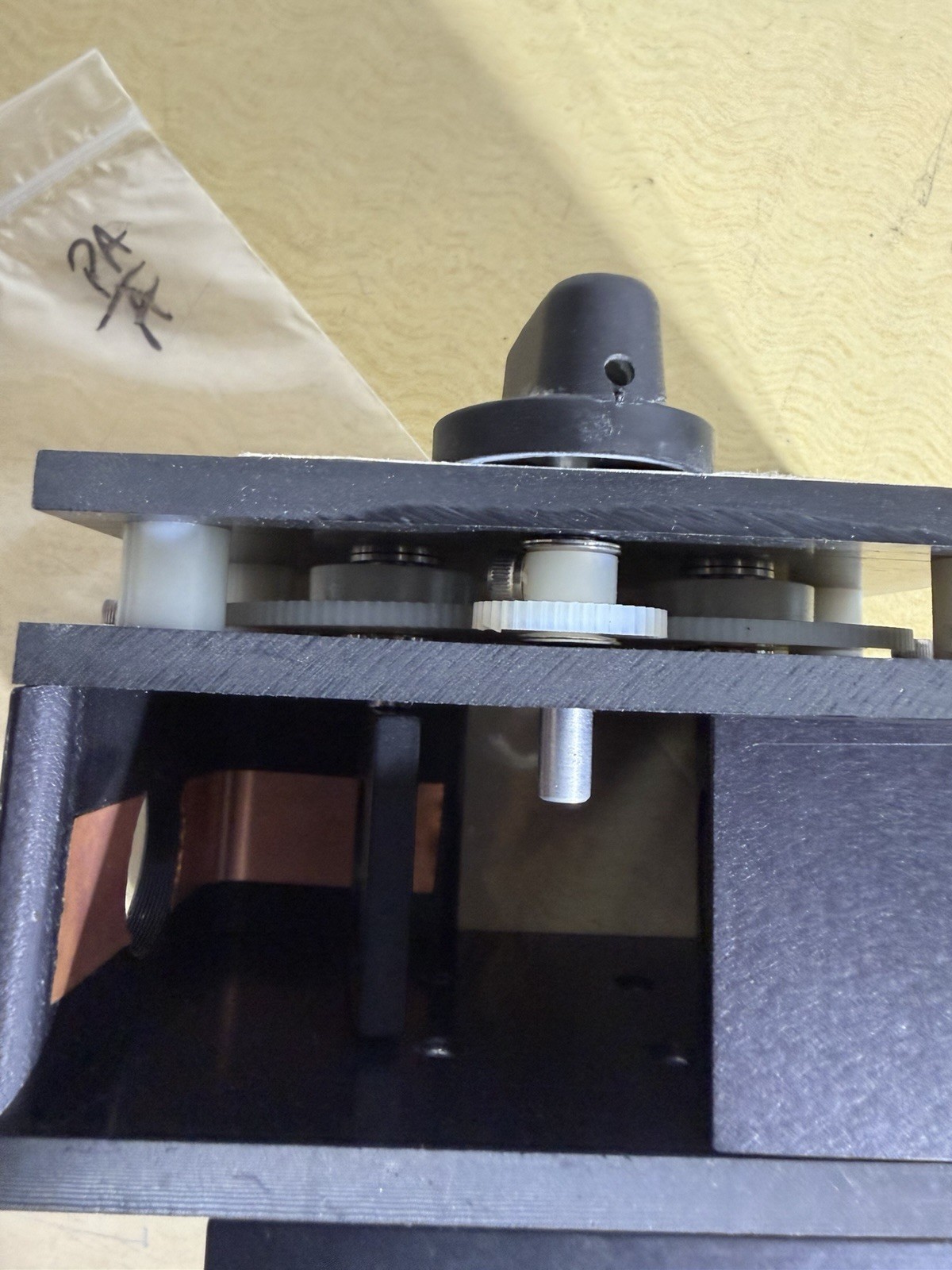Percent Attenuation Optical Laser Breadboard pulled off PhotoScribe LMS UV Laser