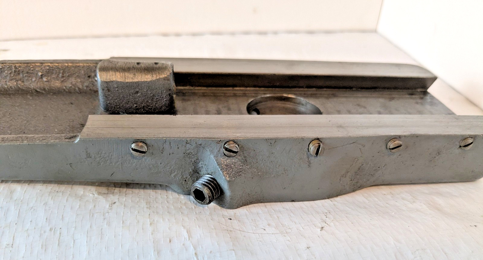 9″ inch / 10K South Bend Lathe Cross Slide with Gib, Gib screws and Feed Nut