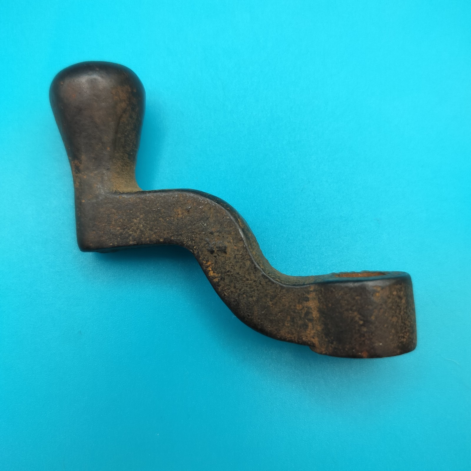 Vintage Cast Iron Crank Handle Machine Tool Lathe Grinder Press 3.5″ Threaded
