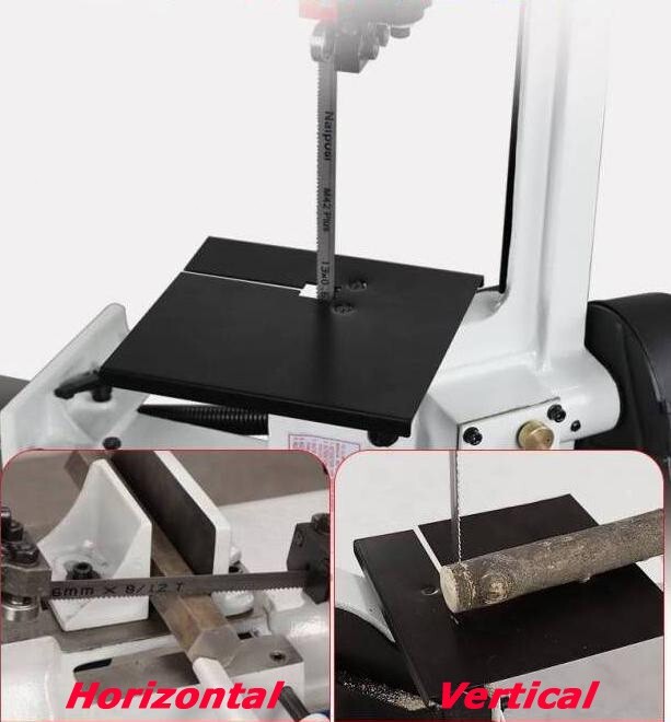 Metal Band Saw Machine Horizontal & Vertical Dural Angle Bandsaw Hacksaw Machine