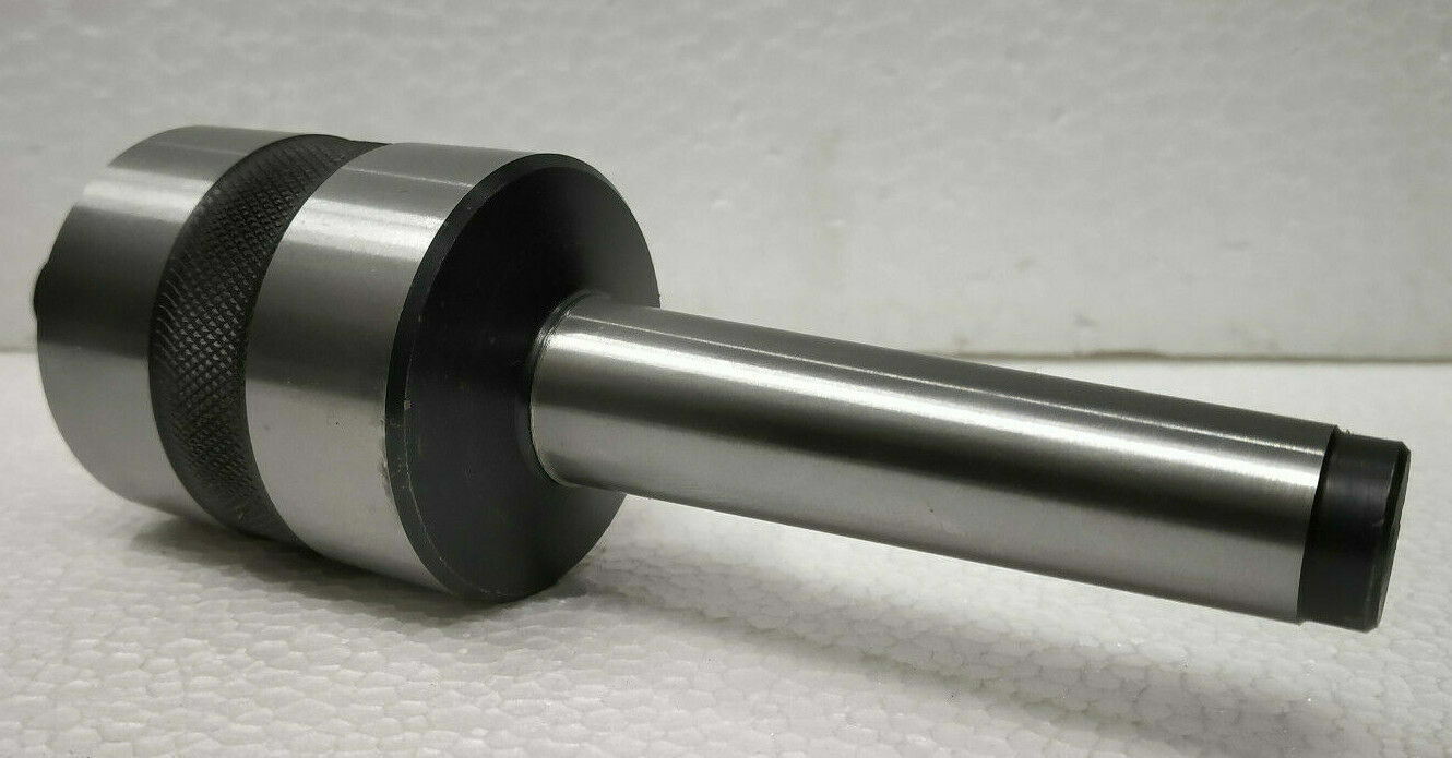 Revolving Live Center MT3 Shank with 65mm 3 jaw Self Centering Chuck