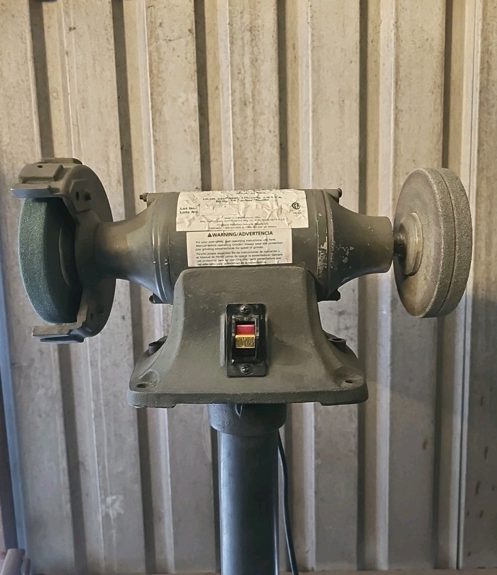 Dayton 6″ Grinder Model:2LKR5 1/4 HP, 3450 RPM, 120/240 v