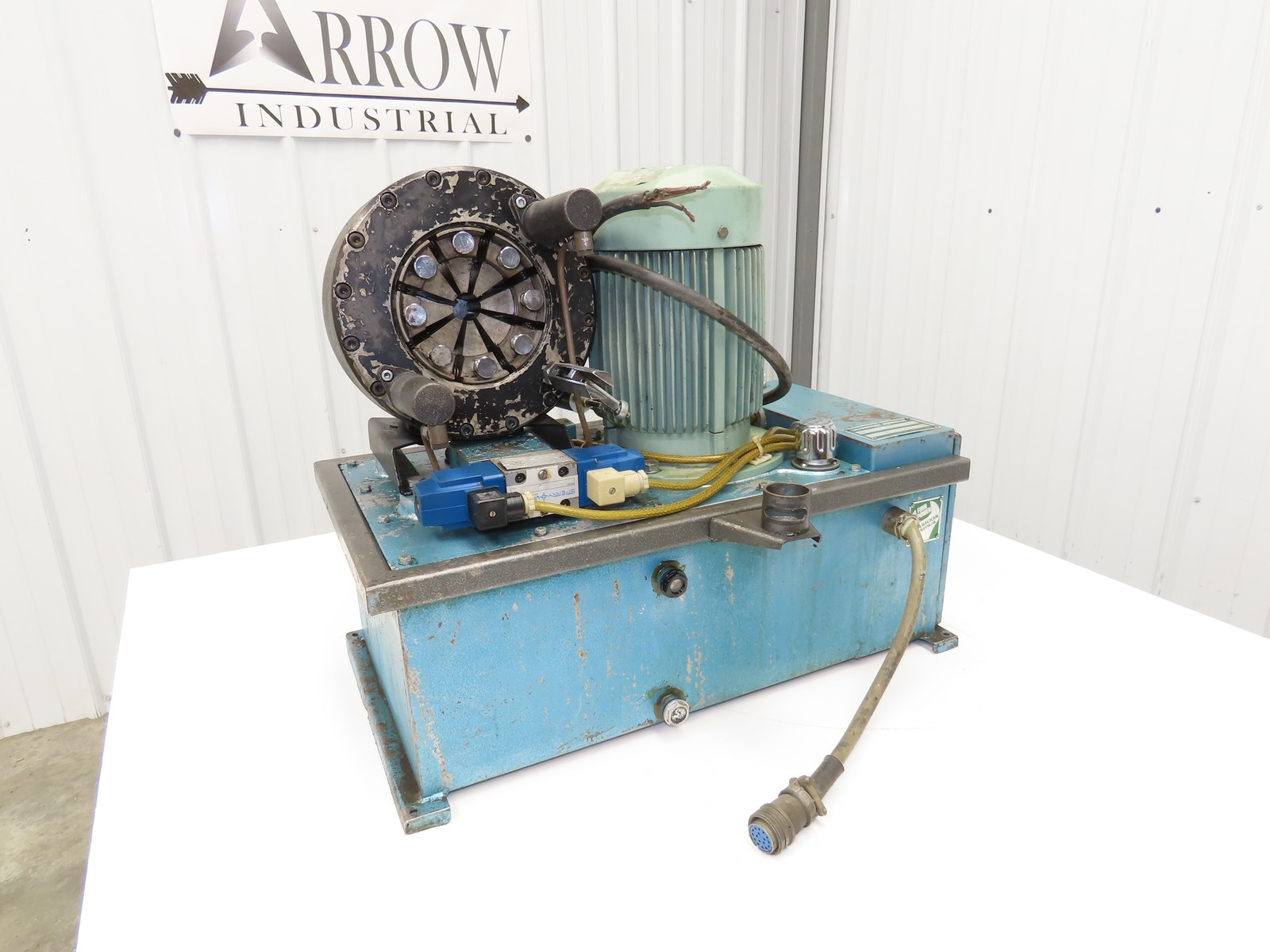 Lillbackan P20-AE Finn Power Hydraulic Hose Crimping Machine 3kw 230V 3Ph