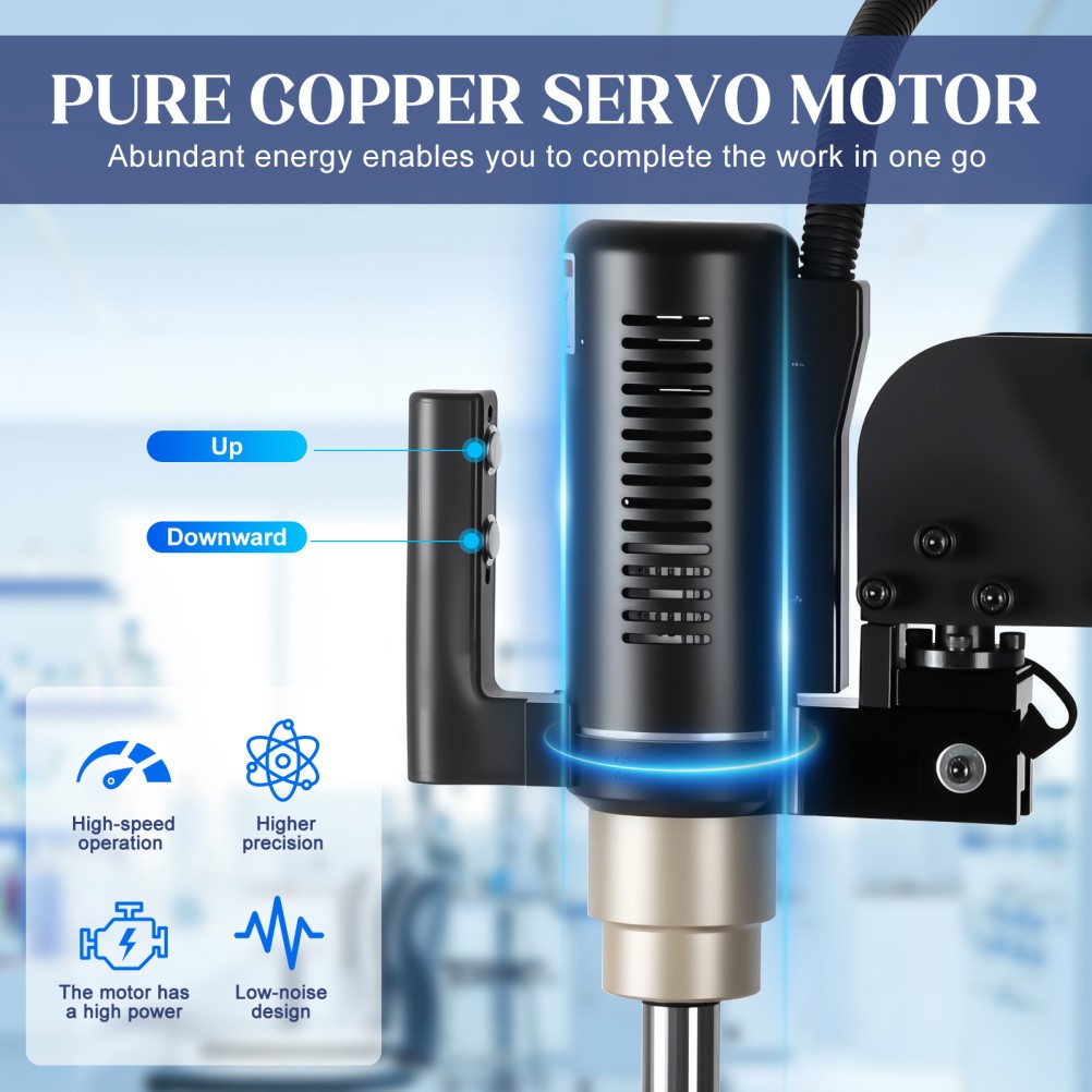 M3-M16 Electric Tapping Machine Tapper Tapping Arm Universal 360° 9X ANSI Collet