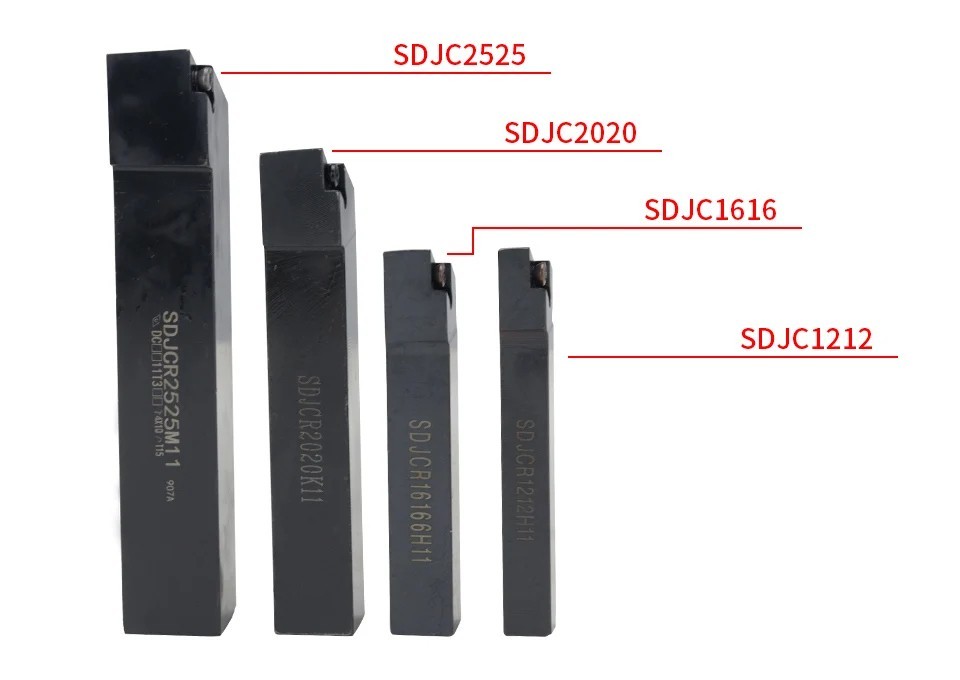 SDJCR12112H11 SDJCR1616H11 SDJCR2020K11 Lathe External Turning Tool Set DCMT11