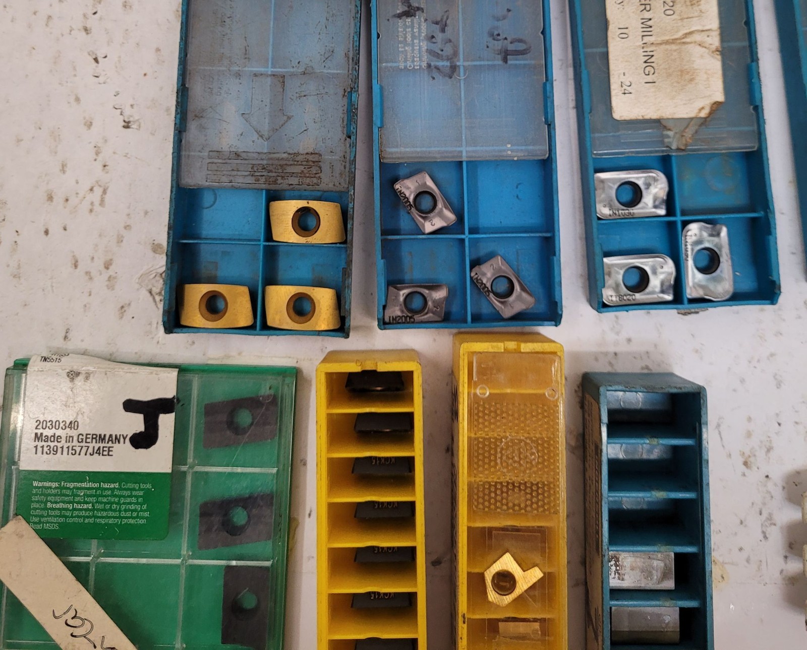 Assorted Carbide Tooling, Inserts, Drill Bits