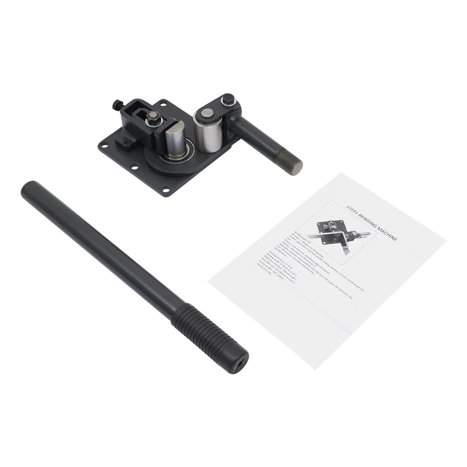 Manual Flat Bar Bender, Sheet Metal 90° Bending Tool, Flat Metal Bending Tool