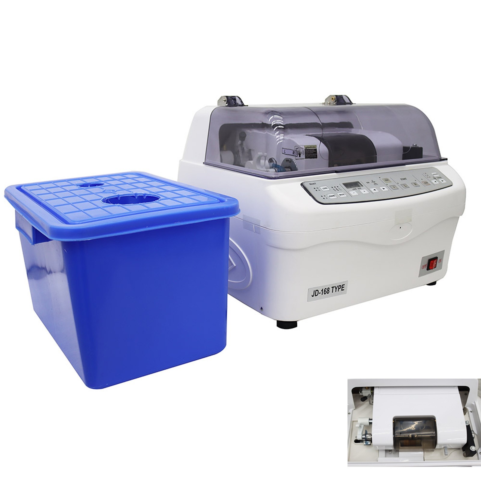 110V Automatic Eyeglass Lens Grinding Machine Lens Processing Tool 22-80mm 500W