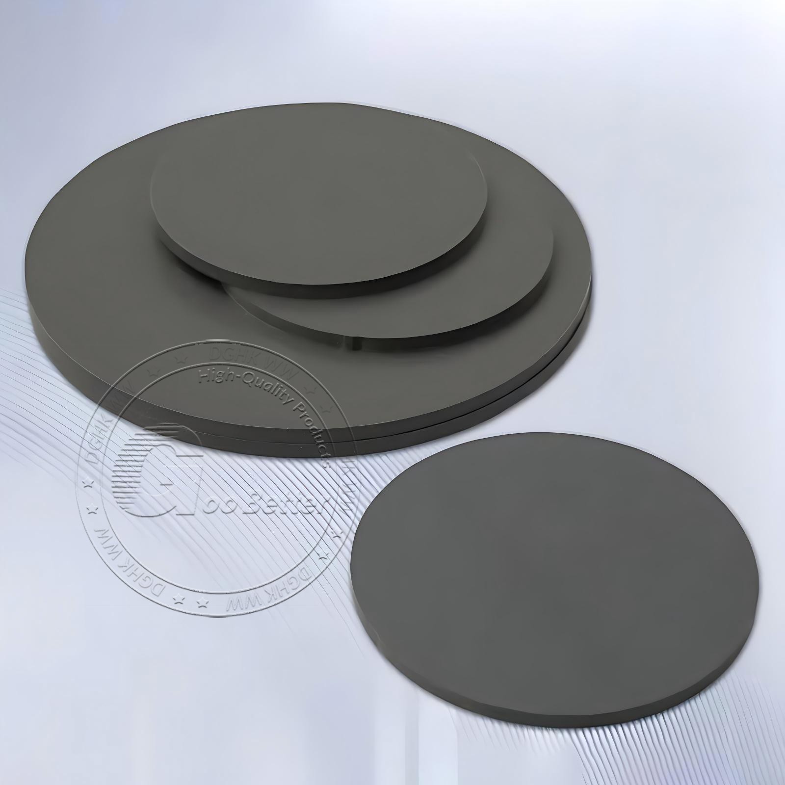 Grey PVC Plastic Round Discs Diameter 20-400mm Thickness 3-30mm Rigid PVC Sheet