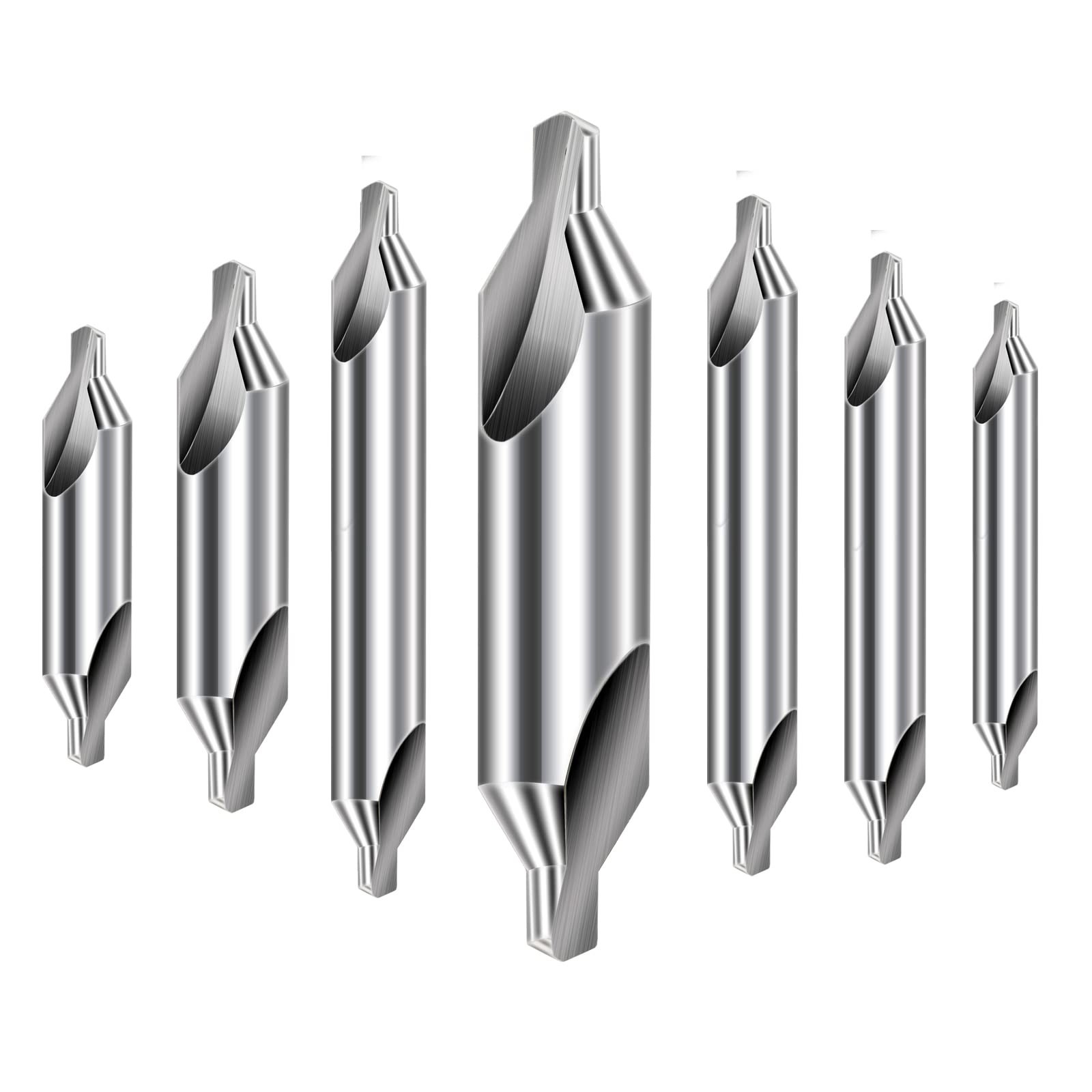 Aleric Center Drill Bits Set – High Speed Steel Center Drill Bit Countersink …
