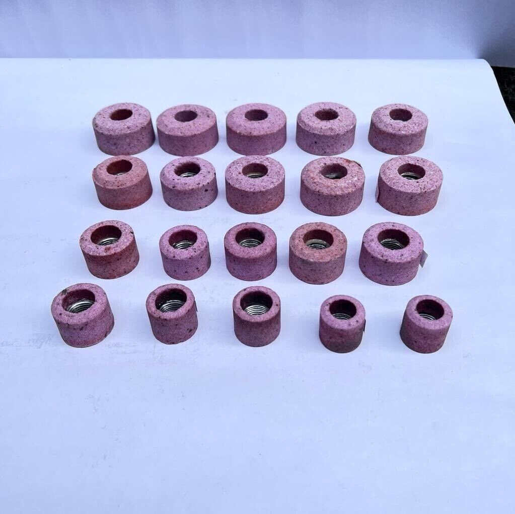 Valve Seat Grinding Stones Set Of 20 Pieces For Sioux Holder 11/16″ Thread Inch