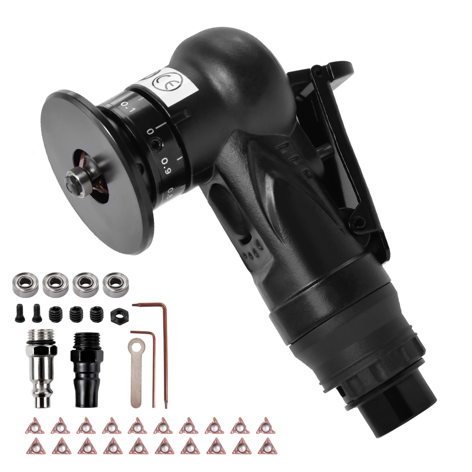 Pneumatic Chamfering Beveling Machine Mini Metal Burr Trimming Air Tool 30000RPM