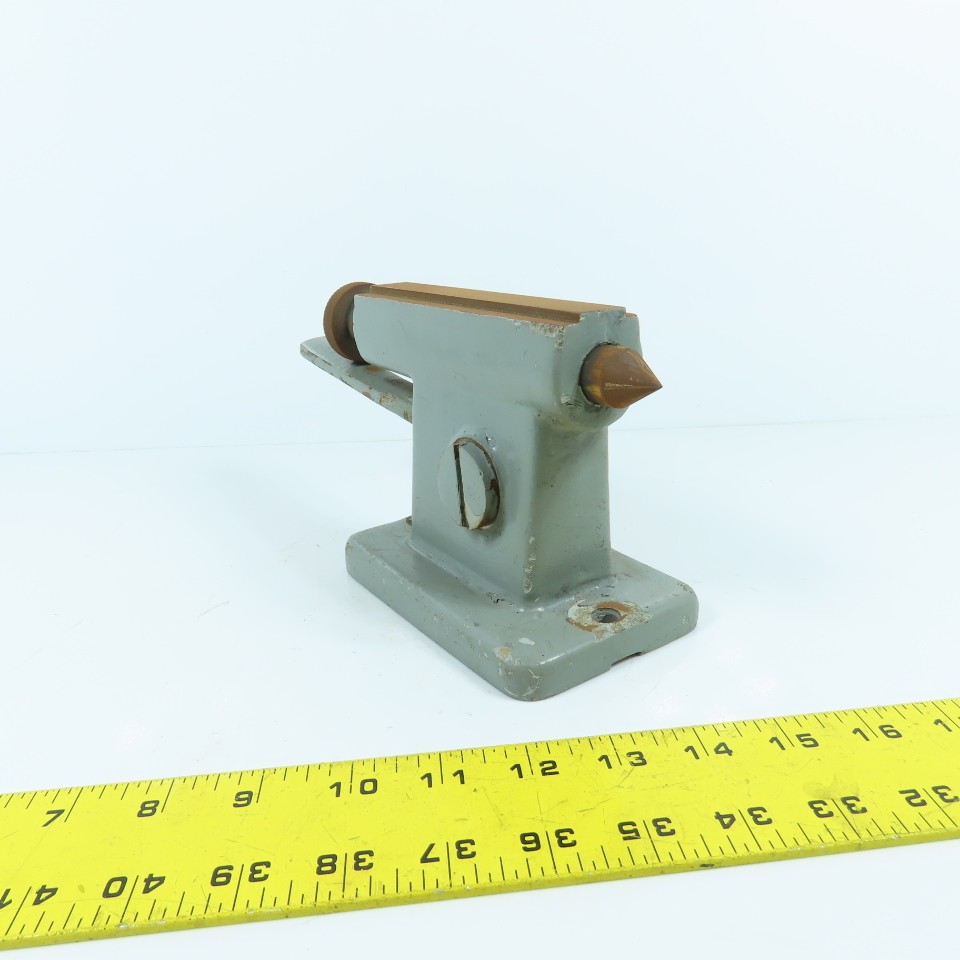 Unknown Make/Model Lathe Tailstock W/Dead Center 4″ Centerline Quick Release