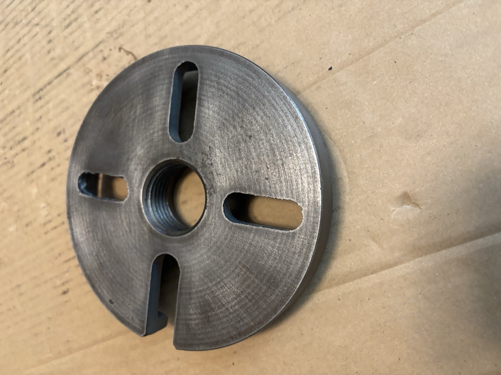 6” Diameter South Bend 9/10K Slotted Faceplate, Lathe, South Bend 9″,