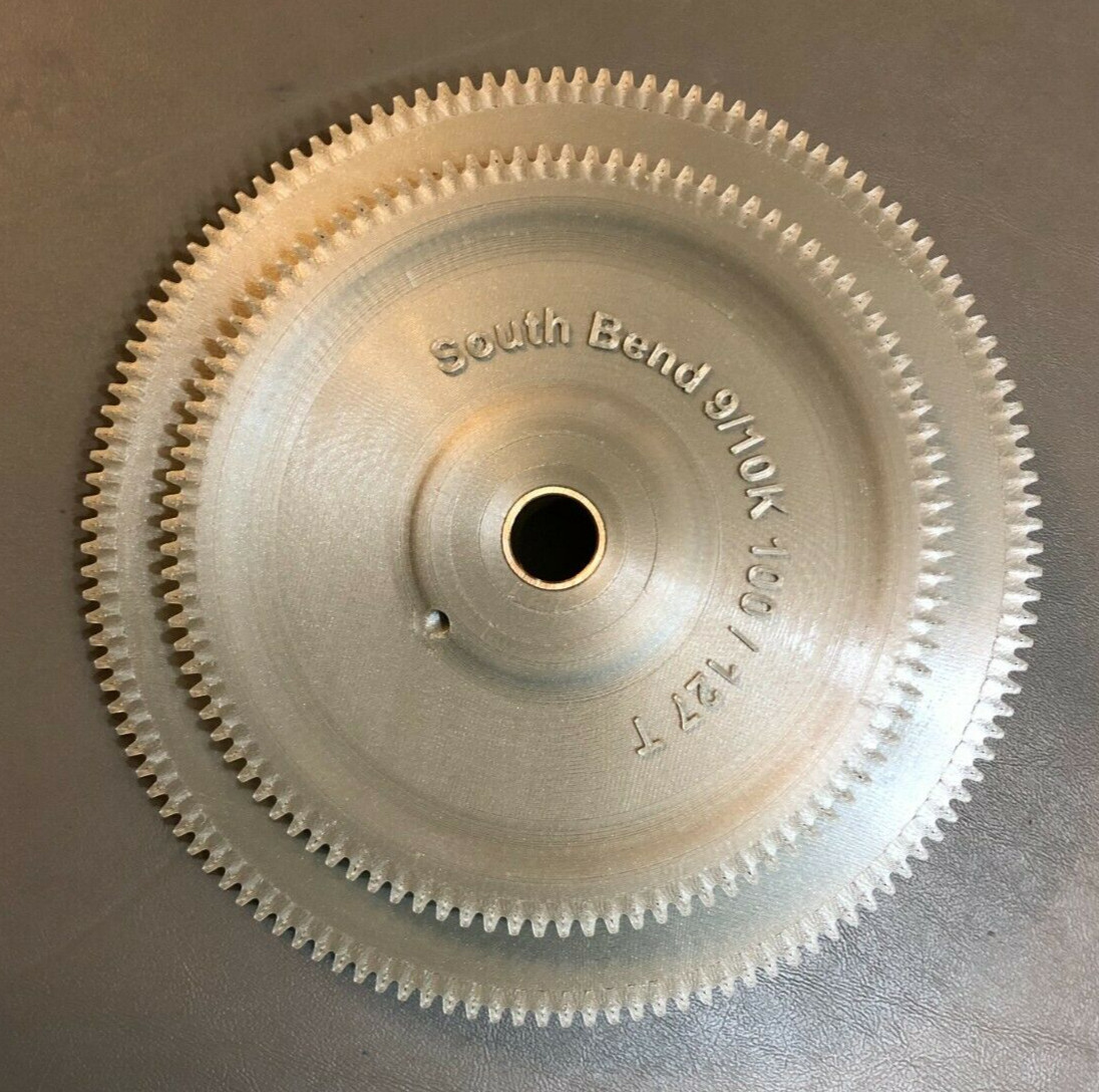 SOUTH BEND 9/10K METAL LATHE METRIC TRANSPOSING CHANGE GEAR 127/100T 3d Printed