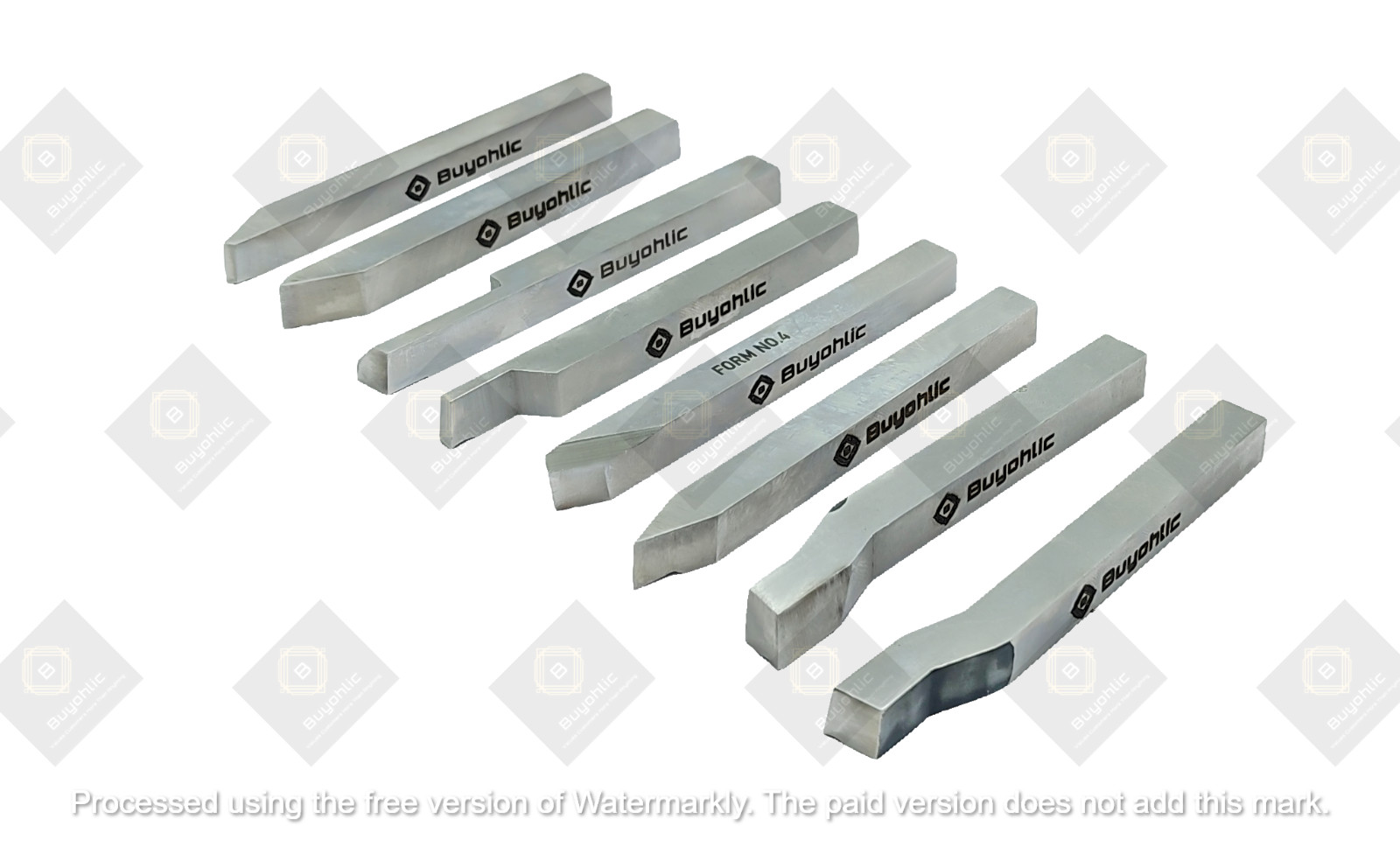 HSS M2 Grade Lathe Form Tool Set-Hard & Ground -Turning, Threading Tools