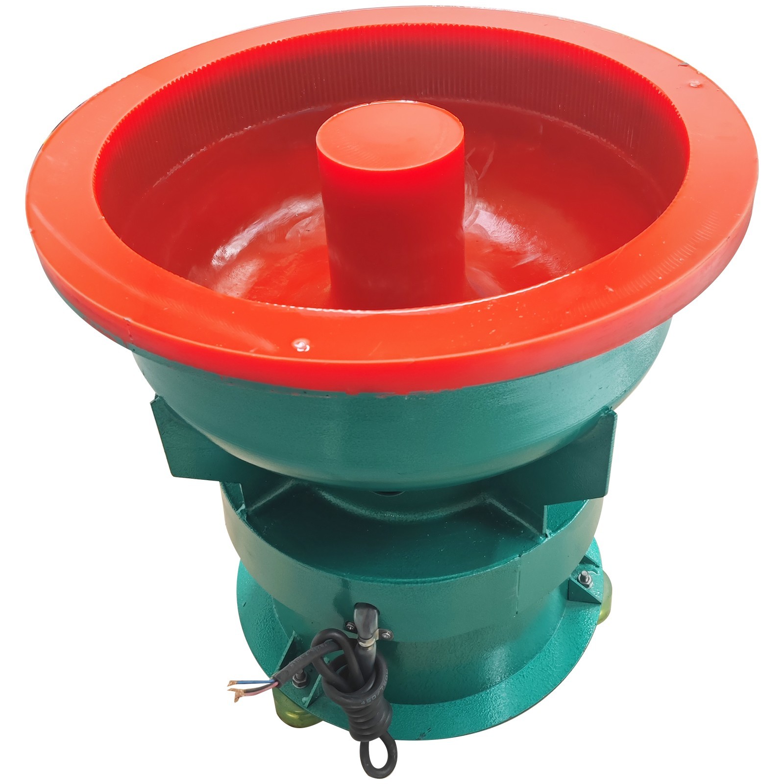 220V 60L Straight Opening Vibration Deburring Polishing Machine Metal Hardware